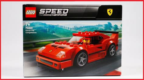 LEGO 75890 Speed Champions Ferrari F40 Competizione Speed Build - YouTube