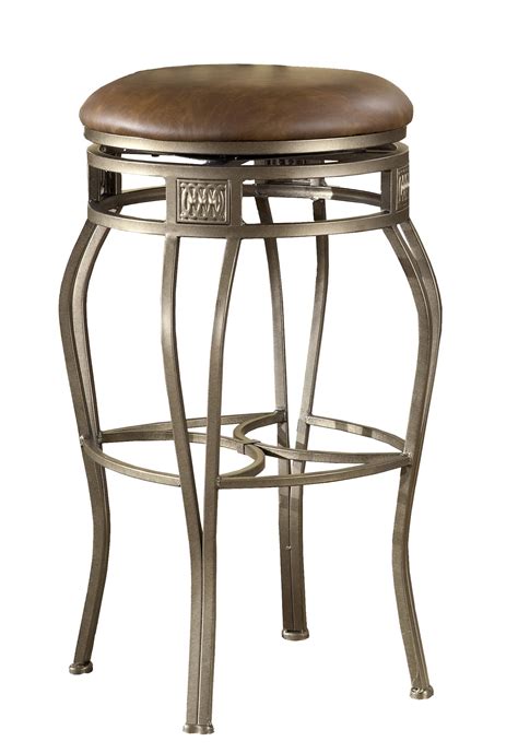 Hillsdale Backless Bar Stools 4361-827H 26" Backless Montello Swivel ...