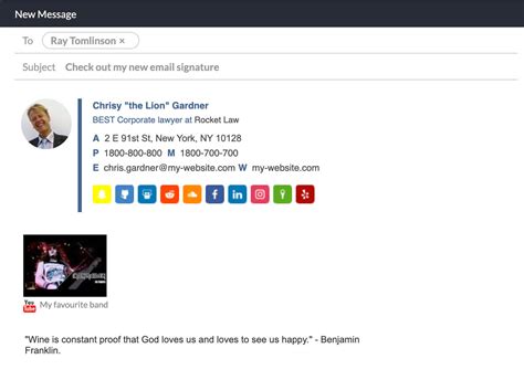 Create a lawyer email signature in 5 min + Free templates