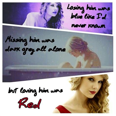 Red lyrics. Taylor Swift | Taylor swift, Blue lake, Taylor