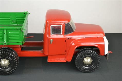 Vintage Large Semi Trailer Truck Toy, USSR, 1990s | Retro Station