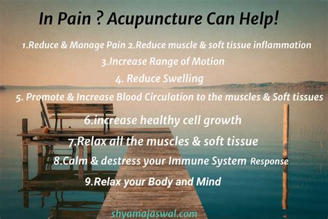 Benefits of Acupuncture for Pain Management - Shyama Jaswal Acupuncture & Wellness