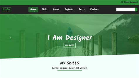 Build a portfolio website with HTML5, CSS3,Bootstrap 4, Jquery from Scratch. | John Smilga ...