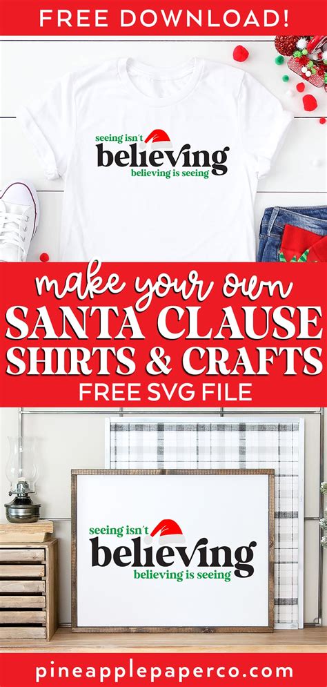 Free The Santa Clause Quote SVG - Pineapple Paper Co.