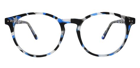 Dormont Round Prescription Glasses - Blue | Women's Eyeglasses | Payne ...