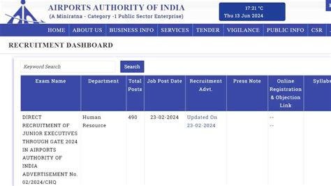 AAI Result 2024: जूनियर एग्जीक्यूटिव सिविल और इलेक्ट्रिकल परीक्षा का रिजल्ट जारी, यहाँ से ...