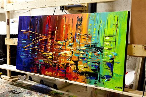 Abstract and Modern Paintings - Osnat Fine Art | Painting, Art, Modern ...
