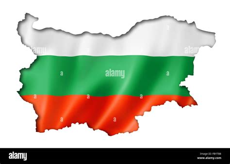 Bulgarian flag map Stock Photo - Alamy