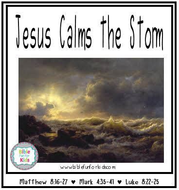 Bible Fun For Kids: Jesus Calms the Storm