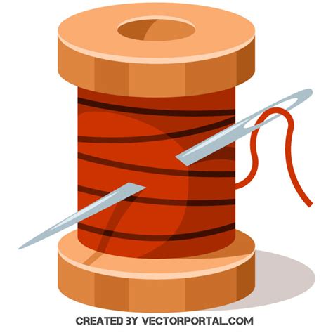 Spool of thread clip art Royalty Free Stock SVG Vector and Clip Art