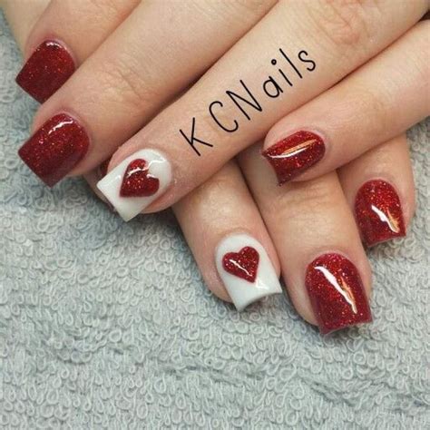 Red Nail Art for Valentines Day which are Eclectic,tasteful, and sophisticated - Hike n Dip ...