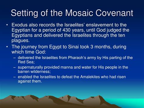 PPT - The Mosaic Covenant PowerPoint Presentation, free download - ID:3646661