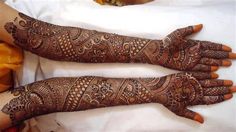 Design Of Mehndi In Full Hand