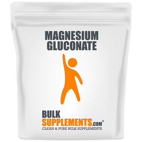 Magnesium Gluconate | BulkSupplements.com Wholesale