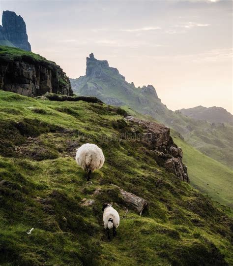 Quiraing Isle of Skye United Kingdom Stock Image - Image of plateau ...