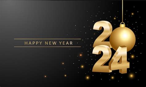 Premium Vector | 2024 Happy New Year Background Design Greeting Card ...