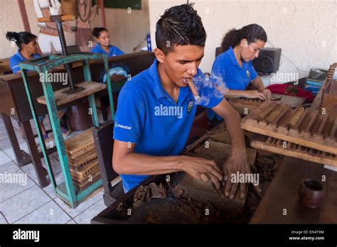 Don Elba cigar factory in Nicaragua Stock Photo - Alamy