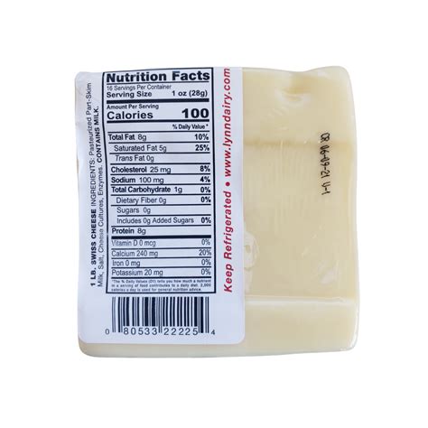 Buy Swiss Cheese by Lynn Dairy Online from Westby Creamery