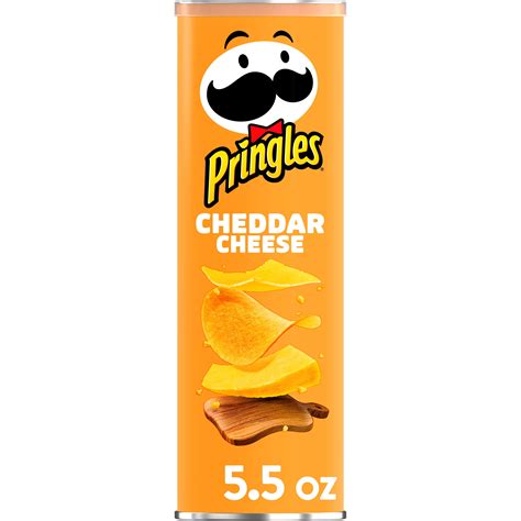 Pringles, Potato Crisps Chips, Cheddar Cheese, 5.5 Oz - Walmart.com - Walmart.com