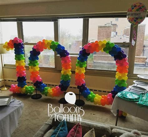 A 100th birthday celebration calls for a large "100" balloon sculpture! | Balloons By Tommy | # ...