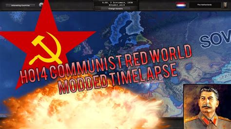 Hoi4 Red world mod Communist time-lapse!!! - YouTube