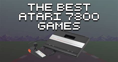 Atari 7800 Games - How To Retro