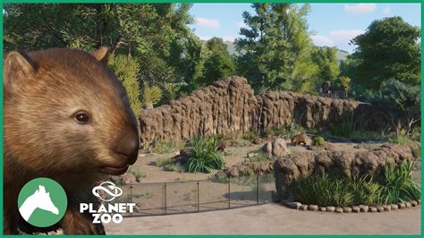 Wombat Habitat | Elm Hill City Zoo | Planet Zoo - YouTube