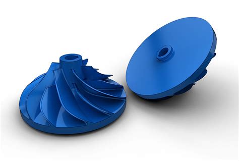 Turbo Impeller - 3D Print Model by 3dsldworks