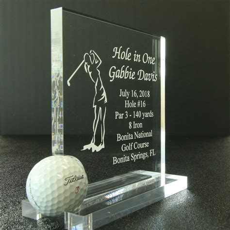 Hole in One Golf Trophy Award Female or Male Figure - Etsy