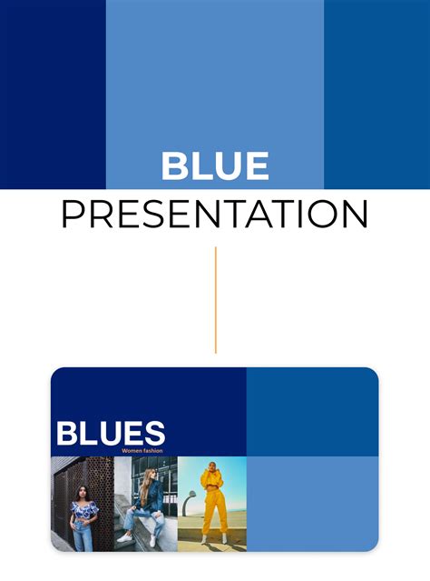 Blue Presentation on Behance