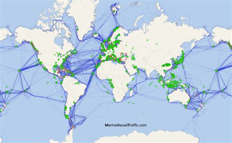 Cruise Ship Routes Map