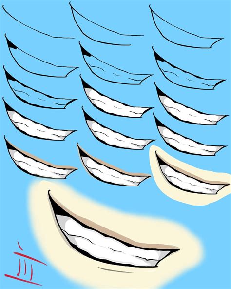 How To Draw Evil Mouth - Foreverslip11