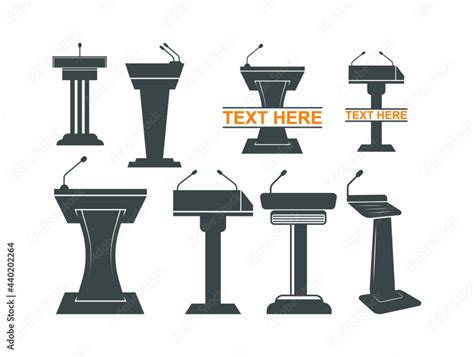 Podium Stand, Podium Stand Clipart, Speaker Podium, Lecture Podium ...