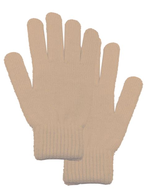 Men / Women's Winter Knit Solid Color Gloves Magic Gloves, Khaki ...