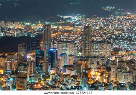 Aerial View Caracas Night Lookout Avila Stock Photo (Edit Now) 375224122