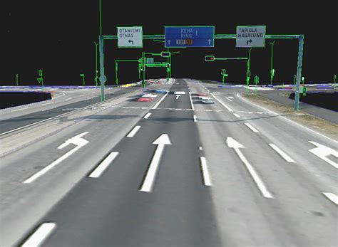 Photorealistic 3D model of a road crossing. (Milka Nuikka, 2007) | Download Scientific Diagram