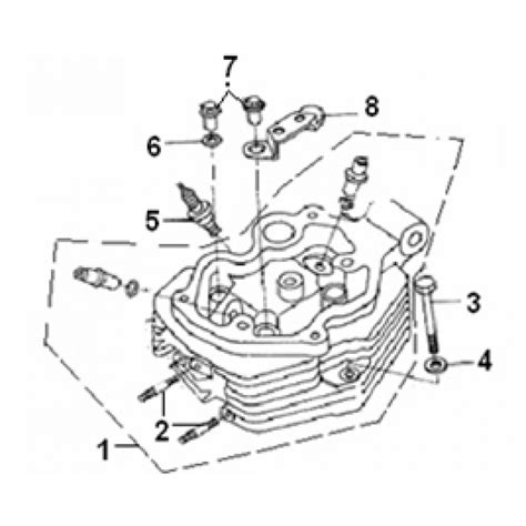 CYLINDER HEAD Keeway Superlight 125 EFI