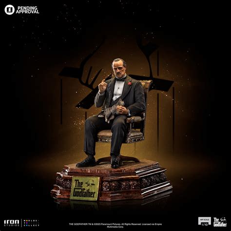 Statue Don Vito Corleone - Godfather - Art Scale 1/10 - Iron Studios ...