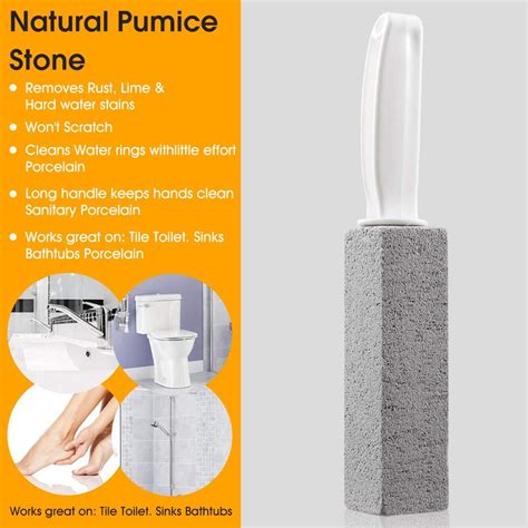 Aoliandatong Pumice Stone (2 Pcs) for Toilet Cleaning, Bathroom ...