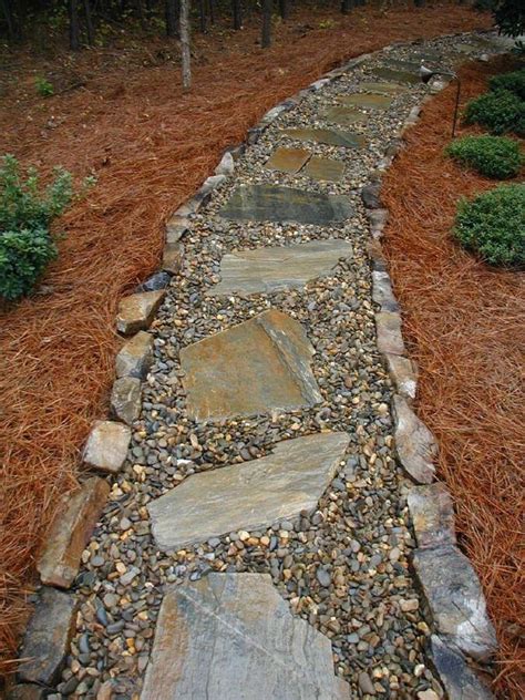 Pin by lisa Payne on Secret Garden | Walkway landscaping, Rock walkway, Garden design