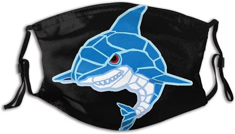 Mechanical Sharks Masks Men and Women Washable and Reusable Masks Adjustable Dustproof Black ...