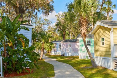 Colorful Cottages at Tropical Palms RV Resort | Petite Retreater