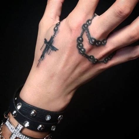 31 Rosary Beads Tattoos With Symbolism and Meanings - TattoosWin ...