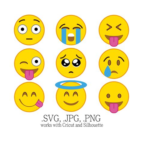 Emoji Svg For Cricut