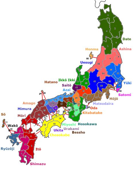 Map Of Japan Sengoku Period - United States Map