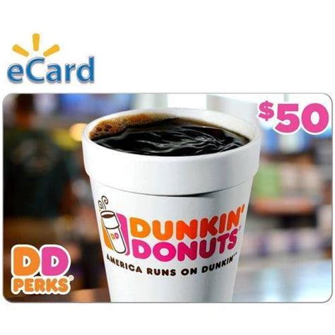 Dunkin Donuts $50 Gift Card (email Delivery) - Walmart.com