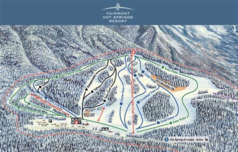 Fairmont Hot Springs Trail map - Freeride