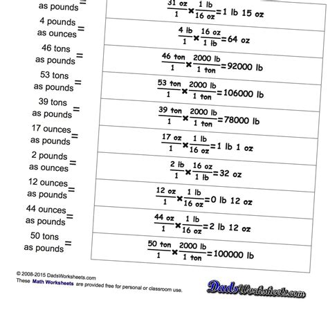 Metric Conversion Worksheet 1 – Englishworksheet.my.id