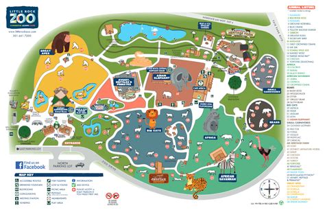 Printable Map Of Rolling Hills Zoo