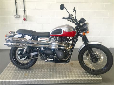 TRIUMPH BONNEVILLE SCRAMBLER, SOLD TO WYNNE IN WALES